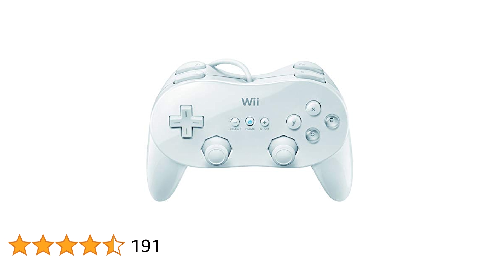 WiiクラシックコントローラーPro ホワイト  Wii本体 a Amazon.com: Wii Classic Controller Pro - White (Japanese